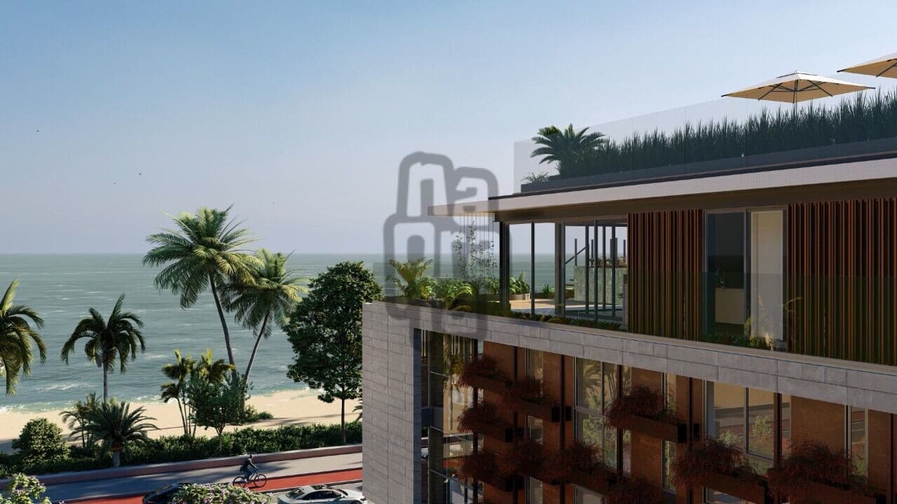 Apartamento à beira-mar