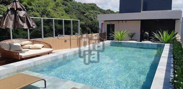 Flat todo mobiliado pronto para morar