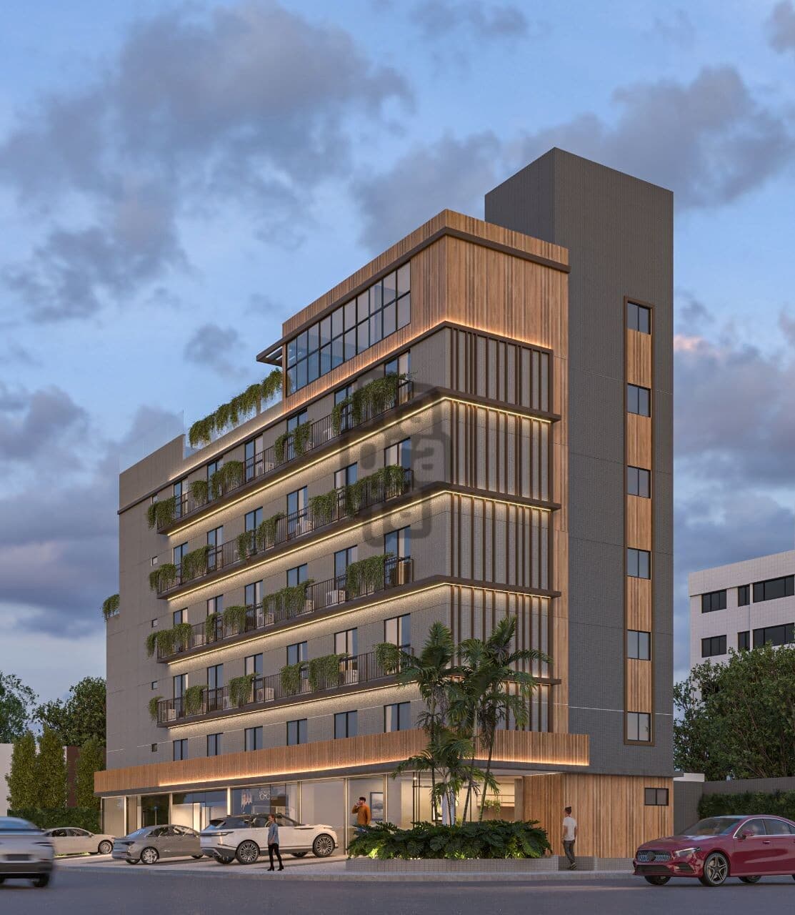 Flat localizado próximo a praças