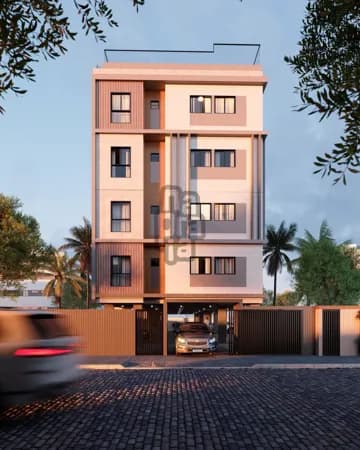 Apartamento a menos de 500 metros da calçadão de Intermares