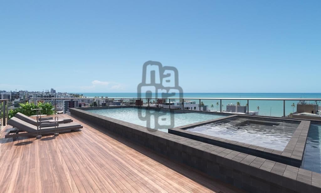 Apartamento localizado a menos de 400 metros do mar