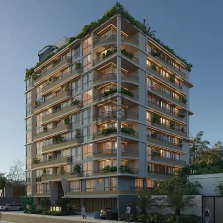 Apartamento a apenas 350 metros da praia do Cabo Branco