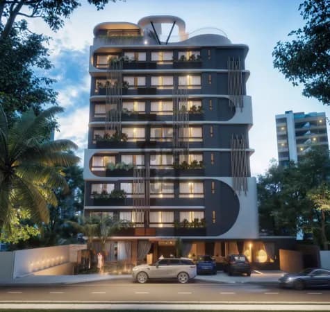 Flat a menos de 400 metros da praia
