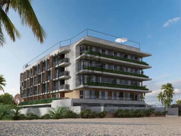 Flat pé na areia da praia do Bessa