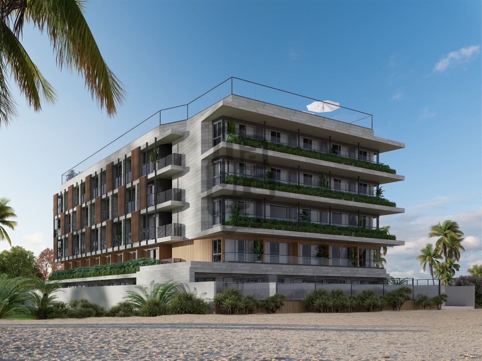 Flat pé na areia da praia do Bessa