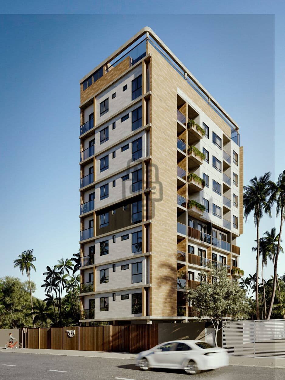 Flat pronto para morar a 250 metros da praia de Intermares