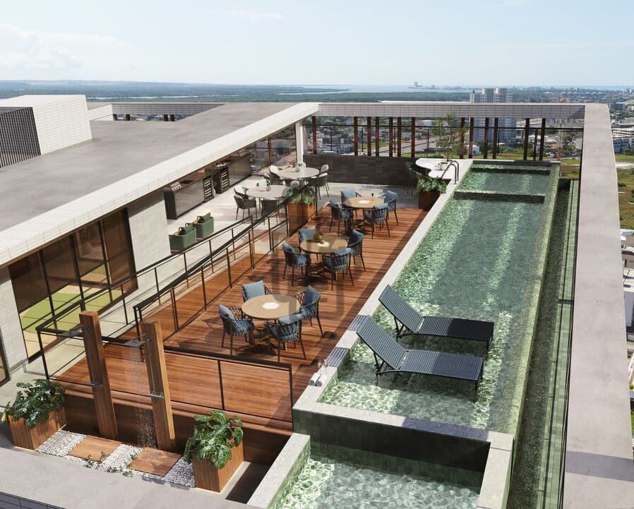 Apartamento de alto padrão a 400 metros da praia