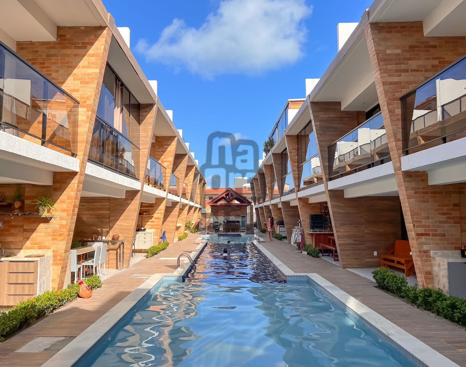 Casa de ato padrão a 100 metros da praia