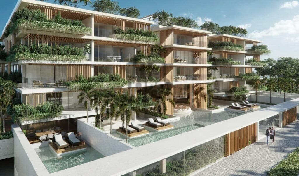 Apartamento de alto padrão à beira-mar