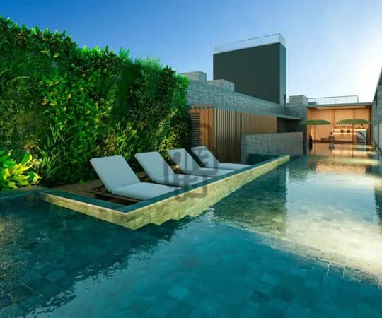 Apartamento de alto padrão a poucos passos da praia