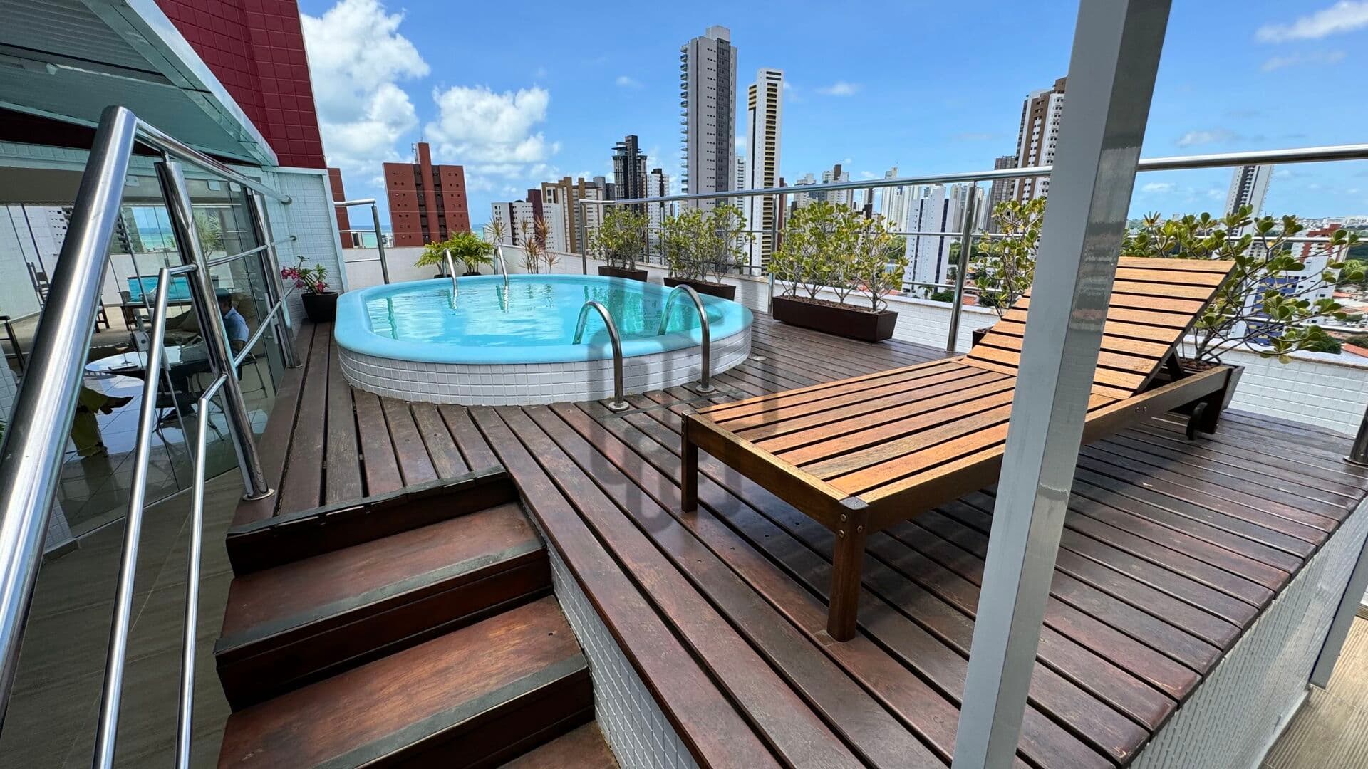 Apartamento Cobertura Duplex com vista para o mar