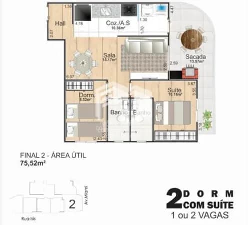 Apartamento em Praia Grande - Caiçara