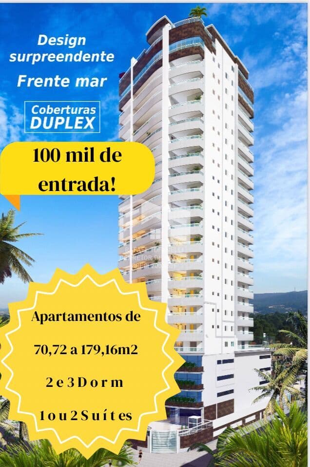Apartamente frente mar com lazer completo!