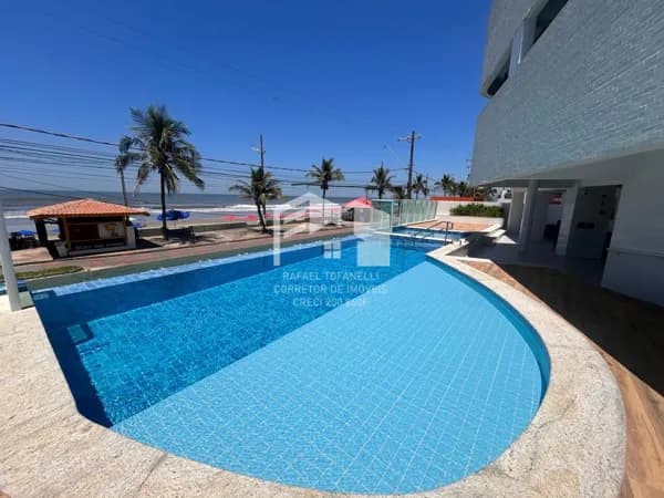 Apartamento vista mar, mobiliado com lazer completo