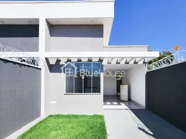 Casa de 3 Quartos sendo 1 suíte em acabamento Premium no Jardim Riviera, Aparecida de Goiânia.