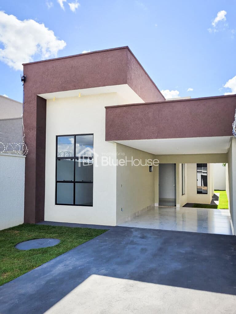 Casa de 3 Quartos sendo 1 suíte em acabamento Premium no Jardim das Acácias, Aparecida de Goiânia