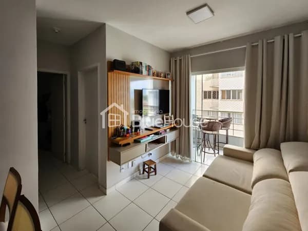 Apartamento de 2 Quartos, sendo 1 suíte, com varanda, em acabamento moderno no SANTOS DUMONT– Goiânia/GO.