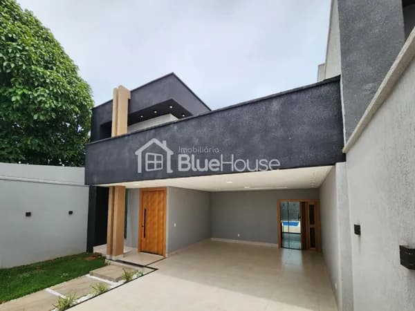 Casa de 3 Quartos sendo 1 suíte + escritório em acabamento Alto Padrão no Bairro Cardoso em Aparecida de Goiânia/GO.