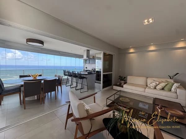 Hemisphere 360º Capri I 200m² I 4 suítes | Varandão gourmet Frente Mar | Andar Alto