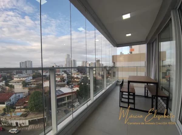 Apartamento à venda 1 Quarto – Mobiliado com varanda - Caminho das Árvores