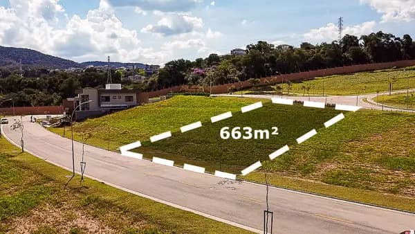 Terreno de 663m² à venda no Alphaville Jundiaí 2 com Vista Panorâmica
