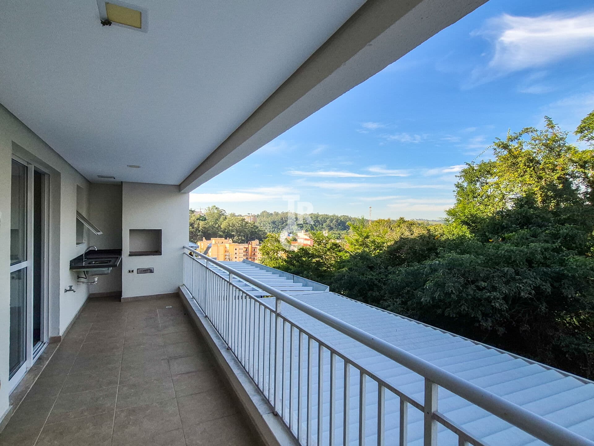 Apartamento à venda no bairro Parque da Represa – Jundiaí/SP – Residencial Residencial Olívio Boa | 96 m² | 3 dormitórios (1 suíte) | varanda gourmet com vista para a mata