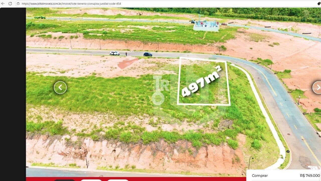 TERRENO PLANO À VEND COM 497m² R$ 699.000,00 NO PORTAL DOS LAGOS JUNDIAÍ