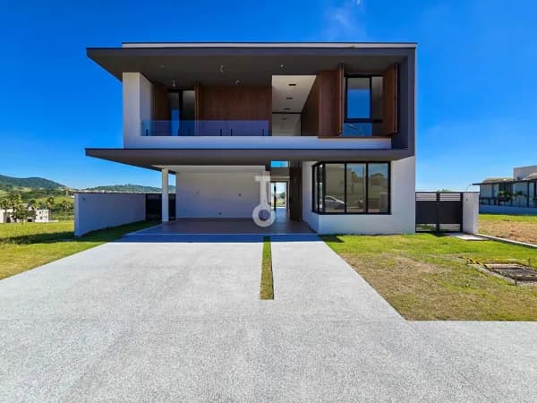 Casa nova com 5 suítes no Alphaville Jundiaí 1 – alto padrão em condomínio fechado