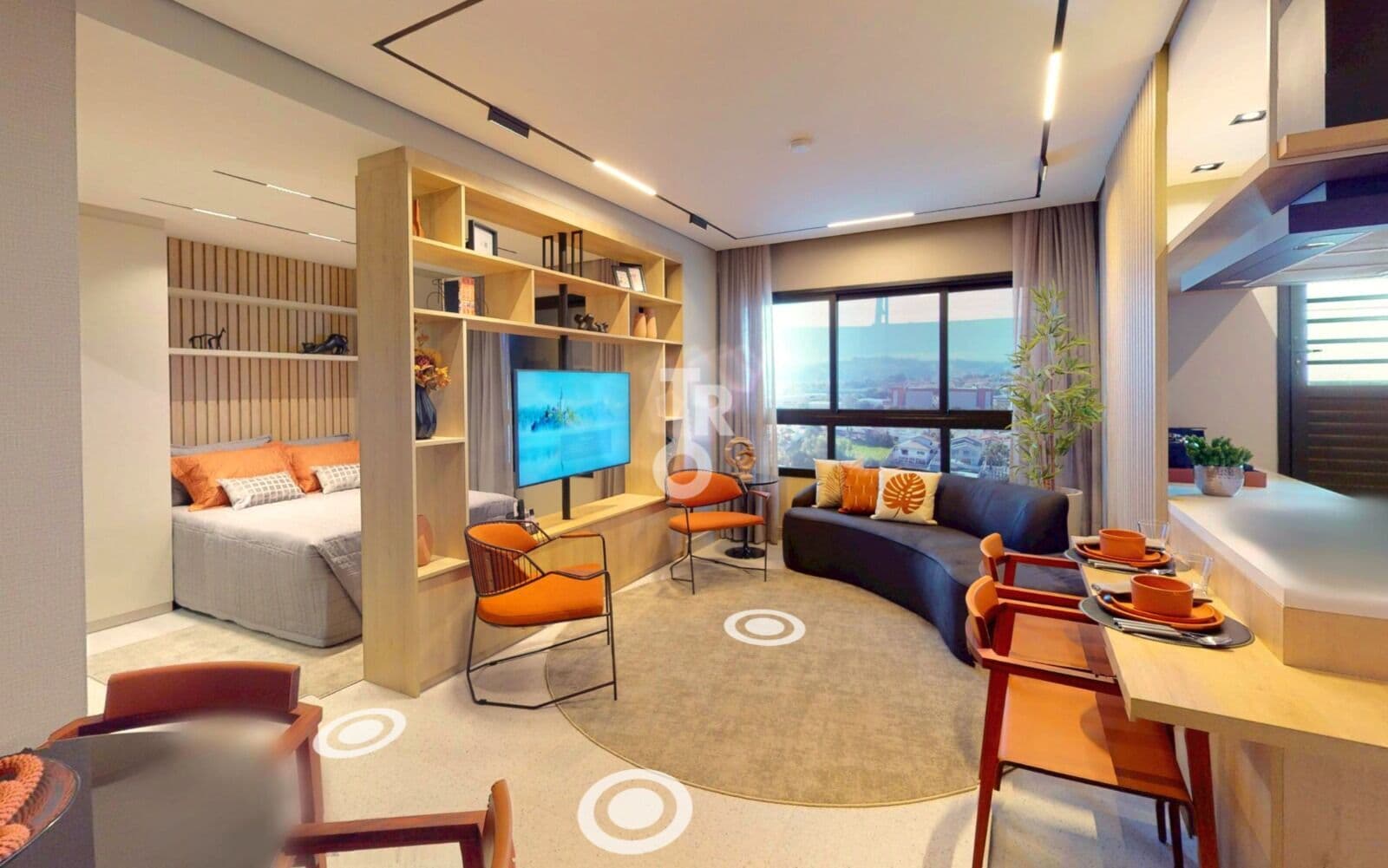 Studio à venda – 41,70m² | Andar Alto | 1 Vaga + Depósito | Condomínio Belong Home Studio - Jundiaí - SP
