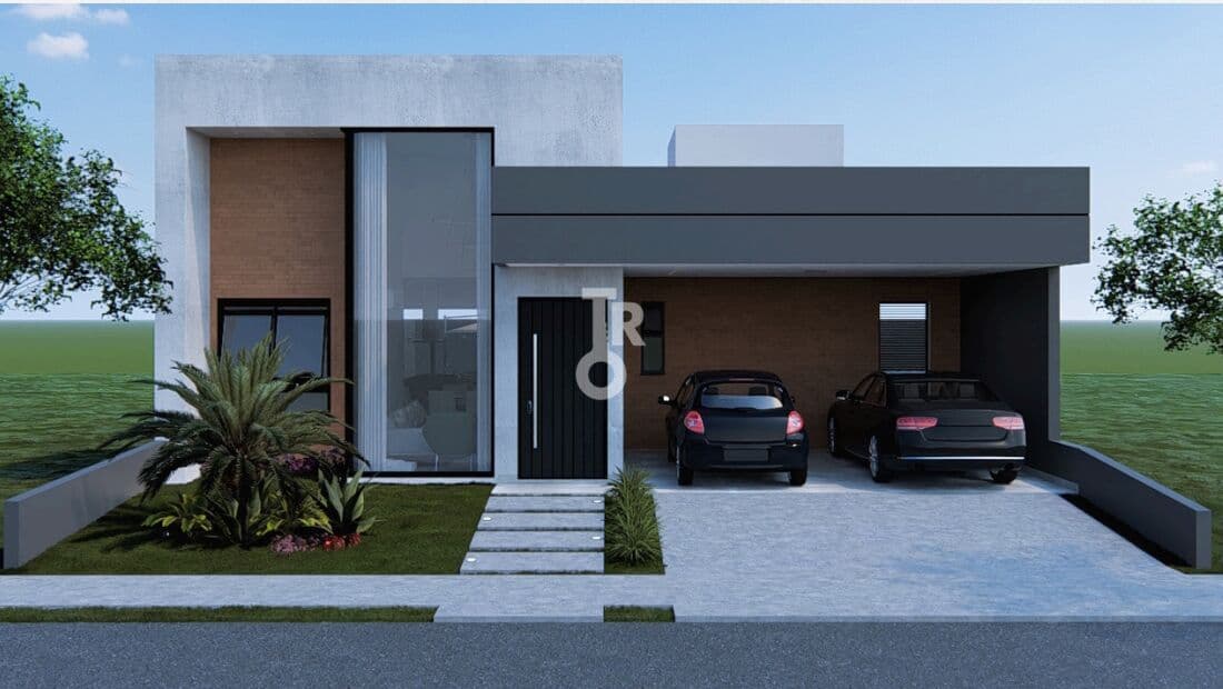 Casa térrea nova à venda no Villa Giardino – 190m², 3 suítes, escritório e piscina – Jundiaí/SP
