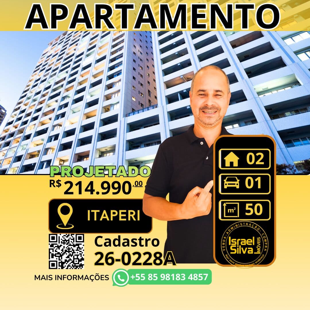Apartamento em Itaperi, Fortaleza/CE