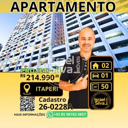 Apartamento em Itaperi, Fortaleza/CE