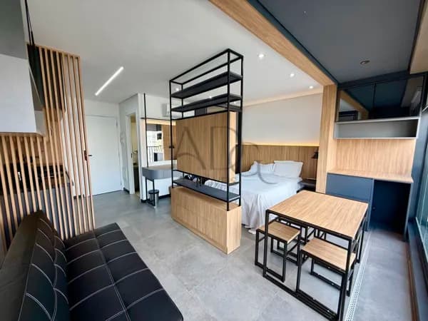 Apartamento novo e mobíliado com 1 vaga ao lado do Hospital São Luiz Tatuapé