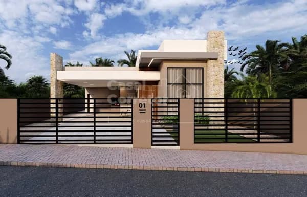 CASA 3 DORMITÓRIOS( SENDO 1 SUÍTE COM CLOSET)