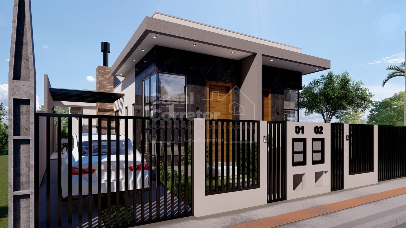 ENCANTADORA CASA COM 3 DORMITÓRIOS SENDO 1 SUÍTE