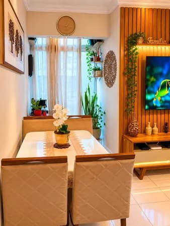 Apartamento com 2 quartos à venda no bairro Vila Veloso em Carapicuíba com 52m² e 1 vaga de carro próximo a Creche Escola Jardim São Pedro