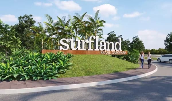Lindo apartamento térreo na Surfland frente para as piscinas do Resort