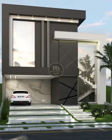 Casa de 198m² em construção com 3 dormitórios, piscina, acabamento superior no condomínio Grand Park Indaiatuba/SP