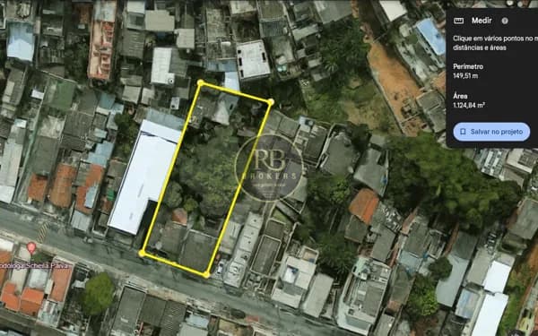 Terreno / Lote com 905m² a venda no bairro Casa Verde Alta