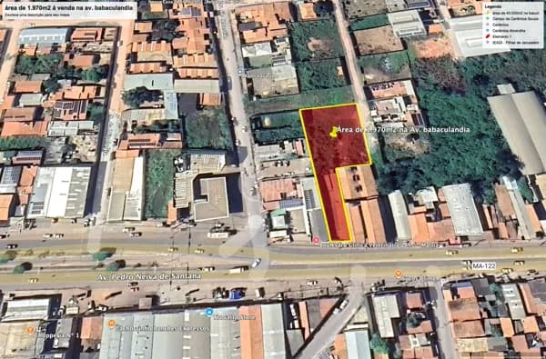 Área na Av. Babaçulândia próximo ao Mix Mateus