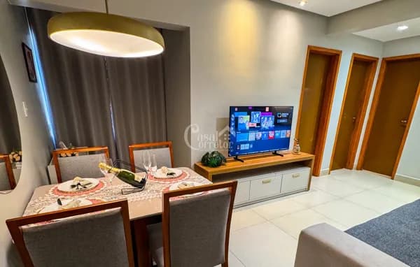 Apartamento com mobília completa