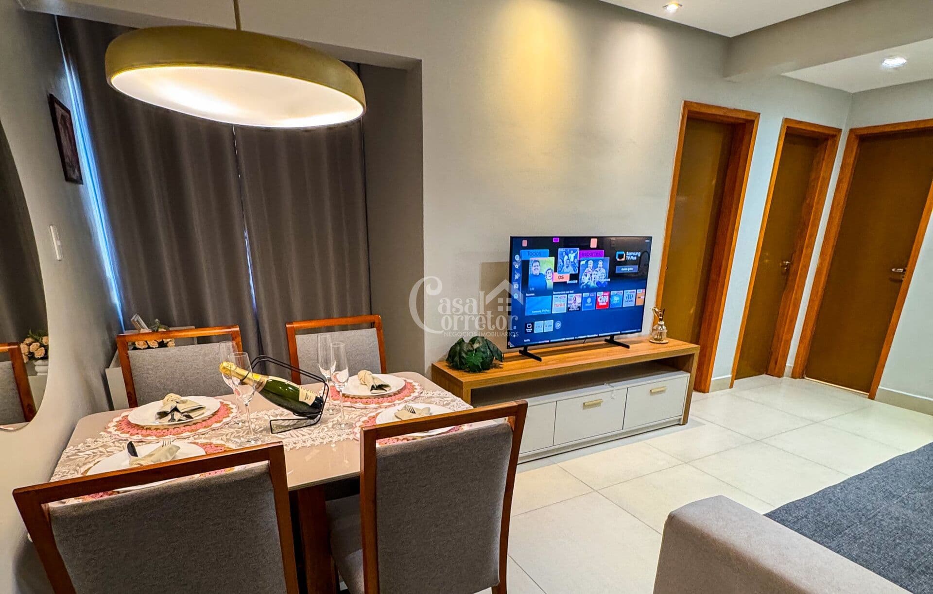 Apartamento com mobília completa
