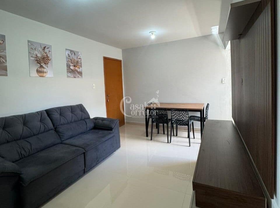 Apartamento Semi-Mobiliado.
