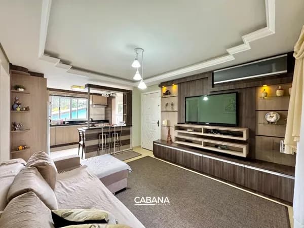 AP733 - Apartamento semimobiliado no Treviso