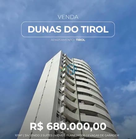 APARTAMENTO EM TIROL / APARTAMENTO DE CONDOMINIO EM TIROL 3 QUARTOS / APARTAMENTO 3 QUARTOS EM TIROL / APARTAMENTO NO CONDOMINIO DUNAS DO TIROL 3 QUARTOS
