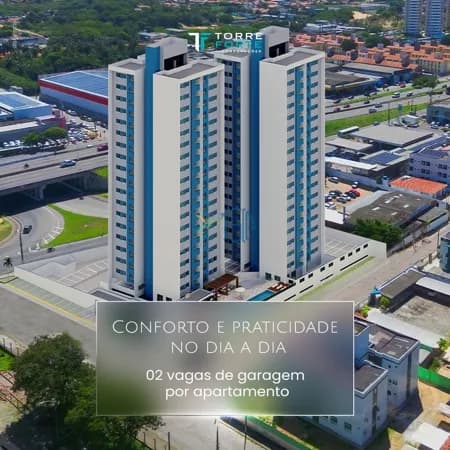 Apartamento Alto Padrão/Rosas Di Maria:* Consiste em um condomínio residencial com 14.896,17 m² de área construída, duas torres com 18 andares, fachada 100% revestidas, 4 apartamentos por andar, elevador com dimensões estendidas e apartamento com isolam