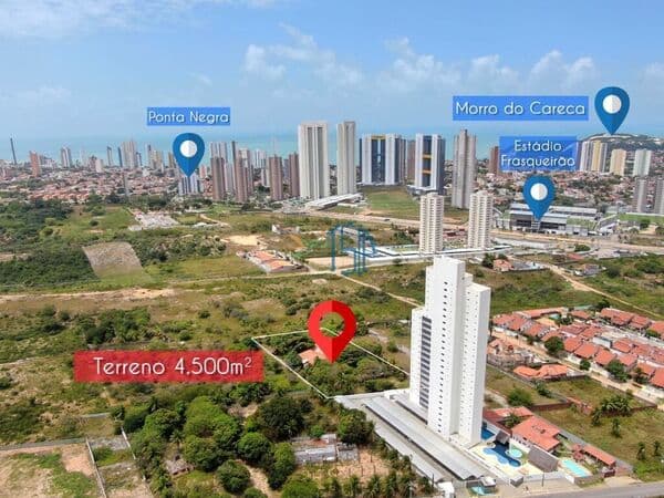 TERRENO EM PONTA NEGRA/ AREA PARA EMPREENDIMENTO/ CONDOMINIO/ OPORTUNIDADE