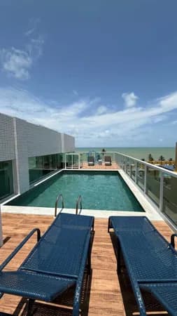 FLAT ALTO PADRÃO/ FLAT NO EDIFÍCIO CARIBBEAN BLUE/ FLAT NO JARDIM OCEANIA/ FLAT EM JOAO PESSOA/ FLAT BEIRA MAR