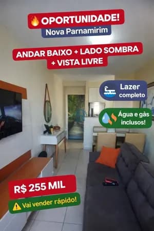 APARTAMENTO NO SPAZIO NAUTILLUS / APARTAMENTO EM NOVA PARANAMIRIM / APARTAMENTO DE CONDOMINIO EM NOVA PARNAMIRIM / APARTAMENTO DE CONDOMINIO EM NATAL