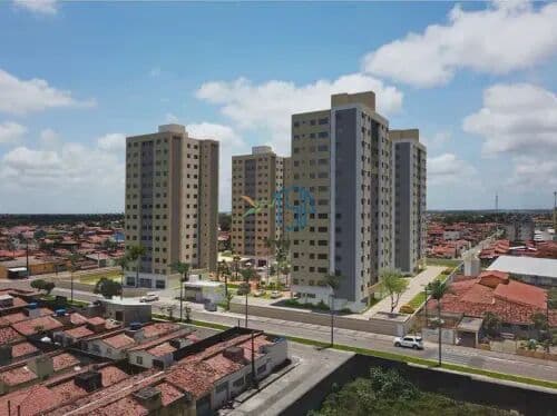 Apartamento com 2/4 - 51m² - Green Life Parnamirim - Rosa dos Ventos - Parnamirim RN